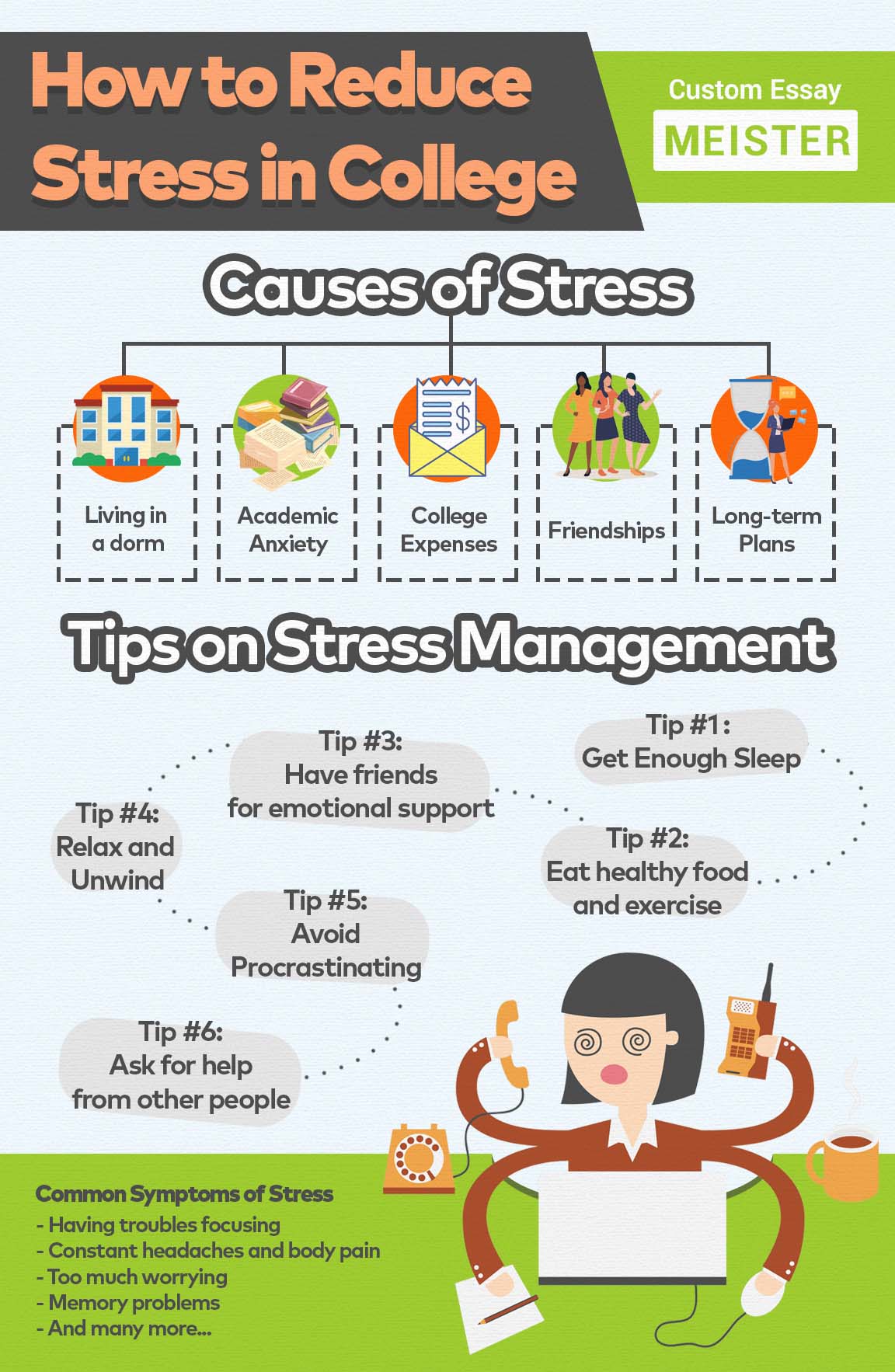 How to Reduce Stress in College | CustomEssayMeister.com