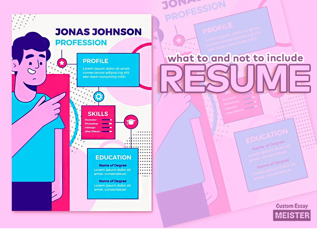 Tips On Writing A Resume CustomEssayMeister