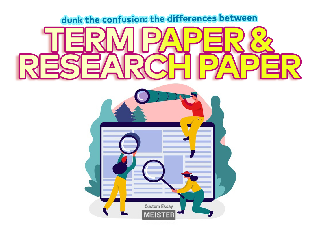 the difference between research paper and term paper