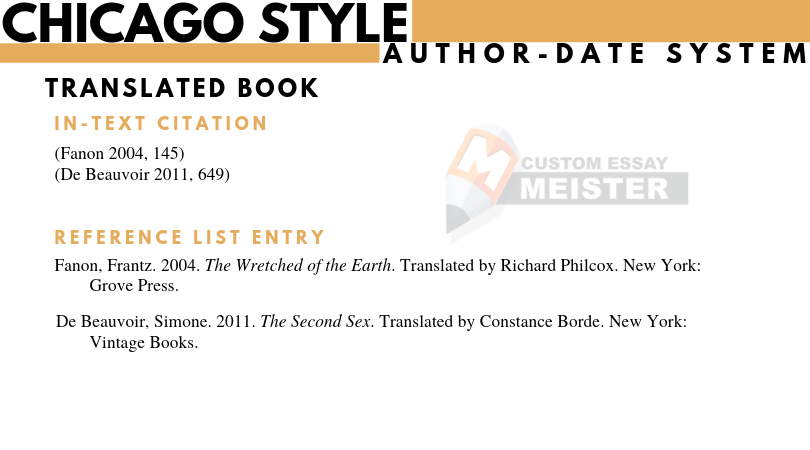 chicago style citation author date example