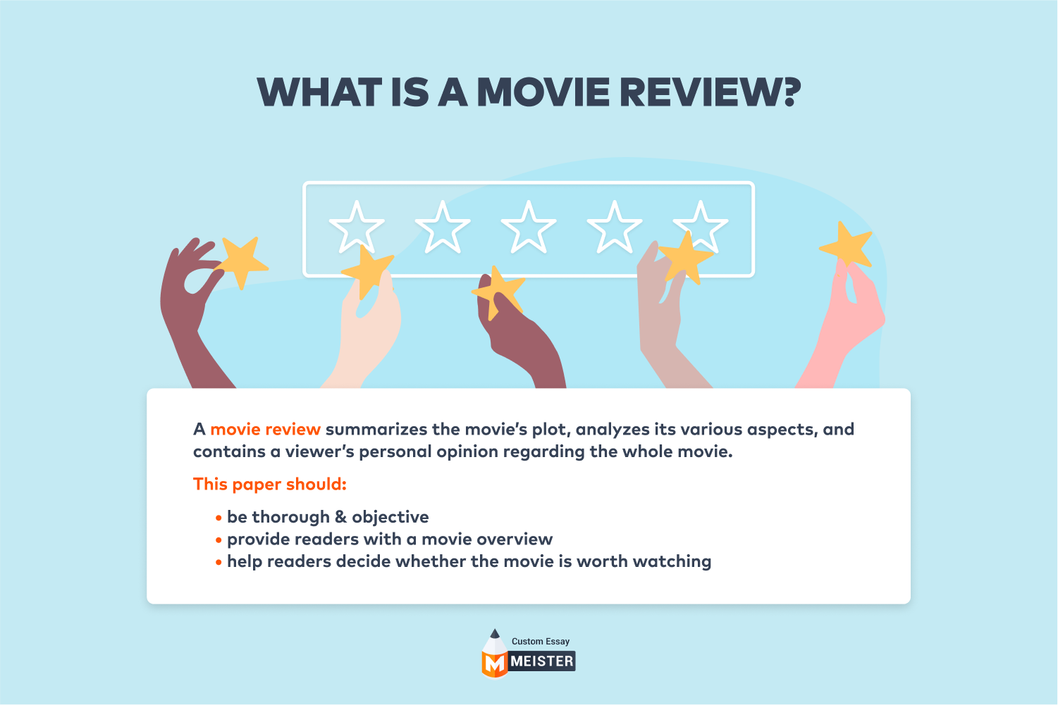 how to write a movie review for primary school