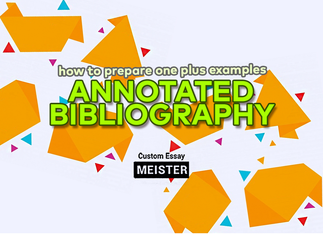 prepare an annotated bibliography