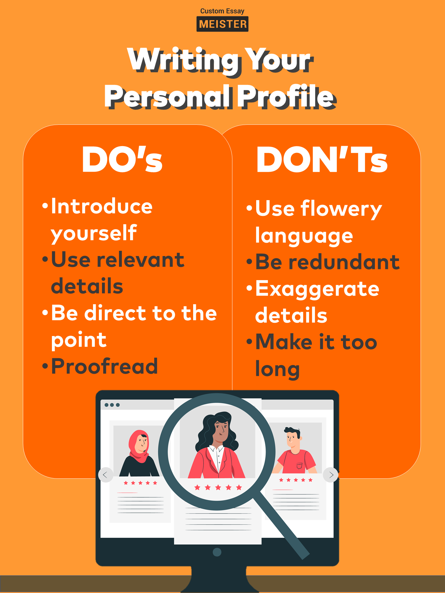 Personal Profile Sample Word