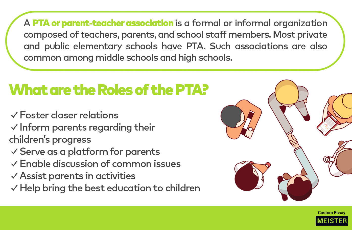 What Are The Roles Of The PTA Parent Teacher Association 