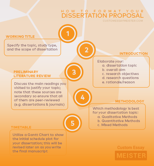 elements of dissertation proposal