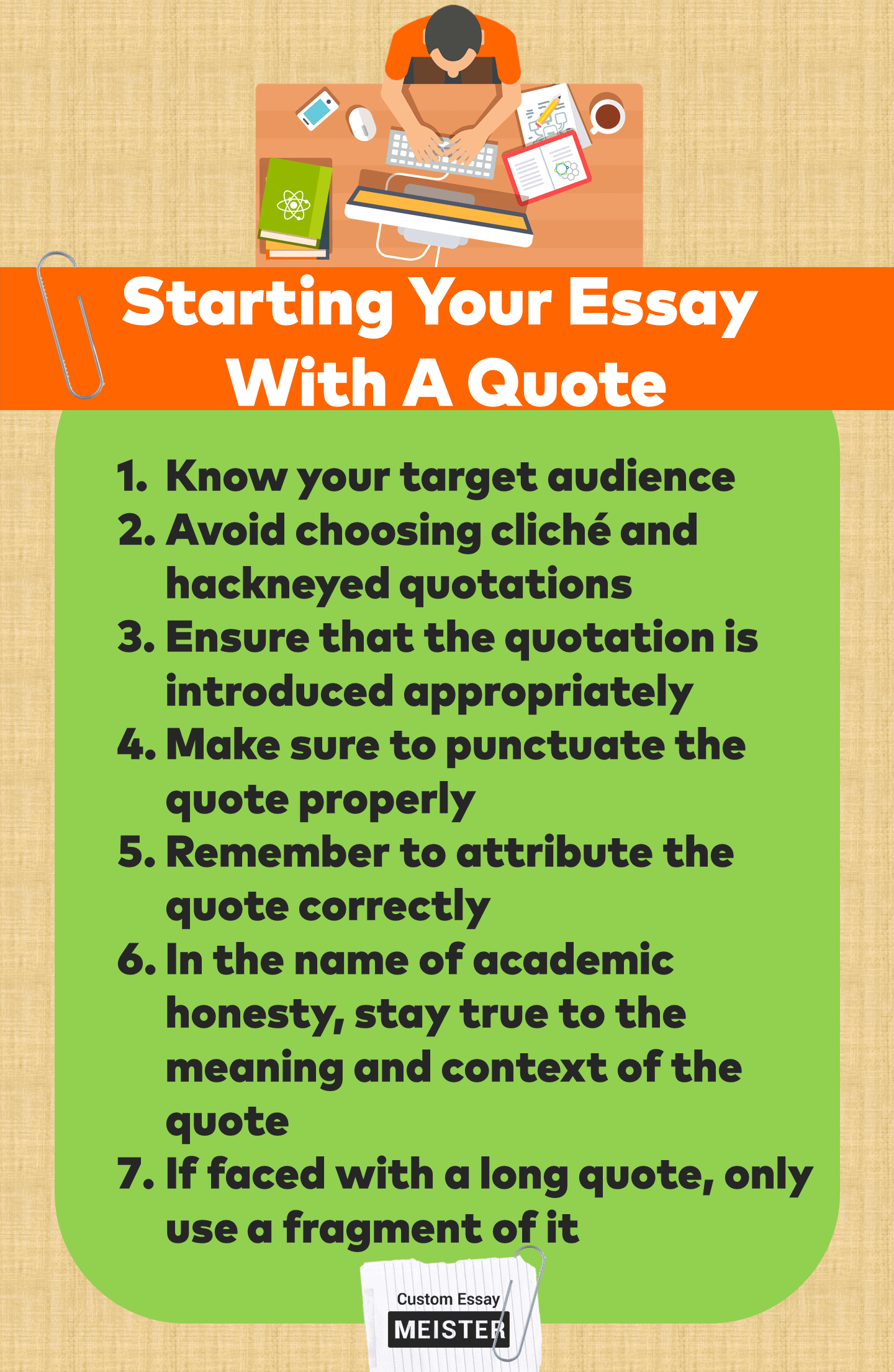 essay college with quotations