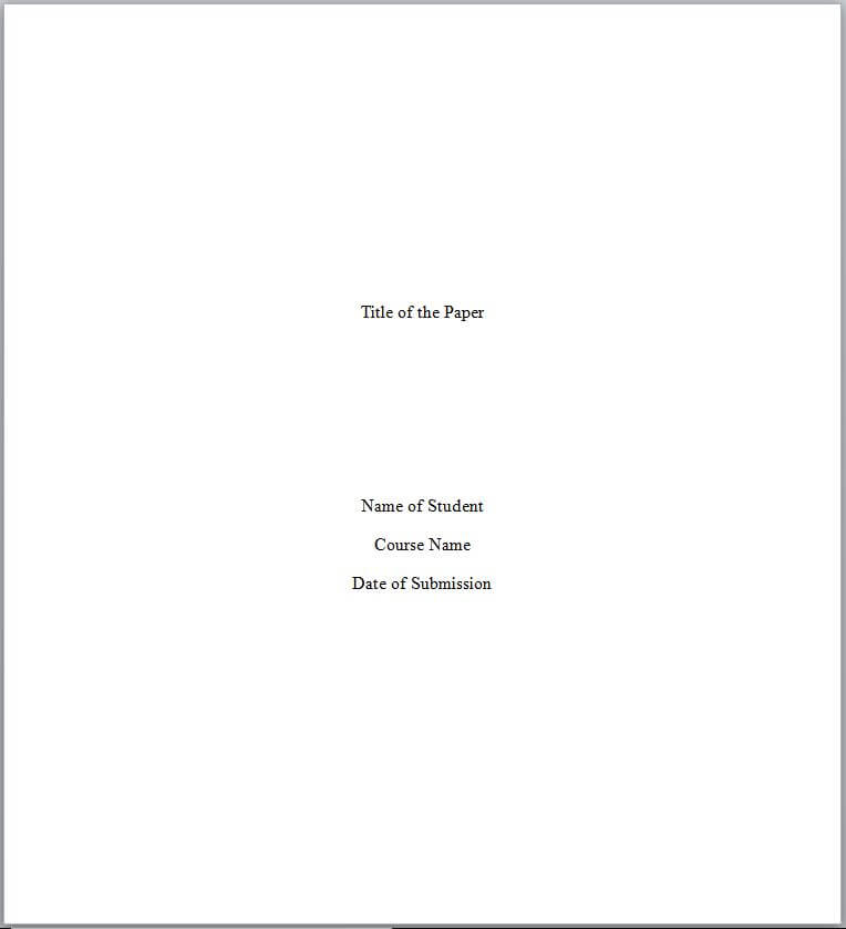 chicago-style-cover-page-template