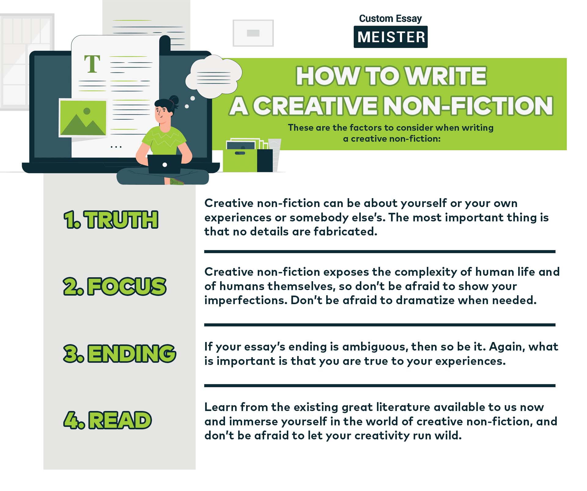 examples of non creative writing